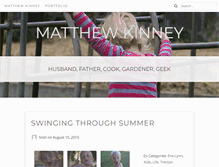 Tablet Screenshot of matthewkinney.com